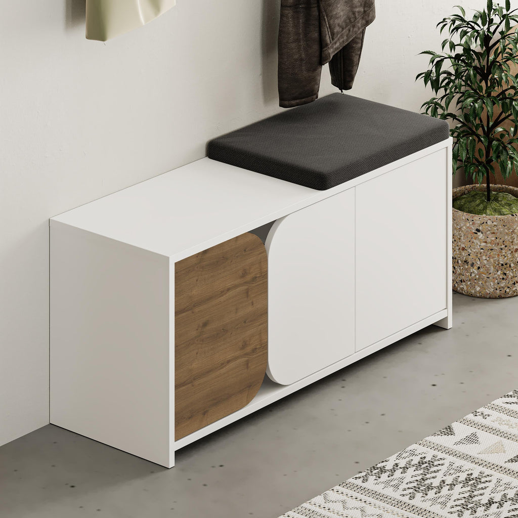 Decortieliving - Moni Hallway Shoe Cabinet and Hanger Set