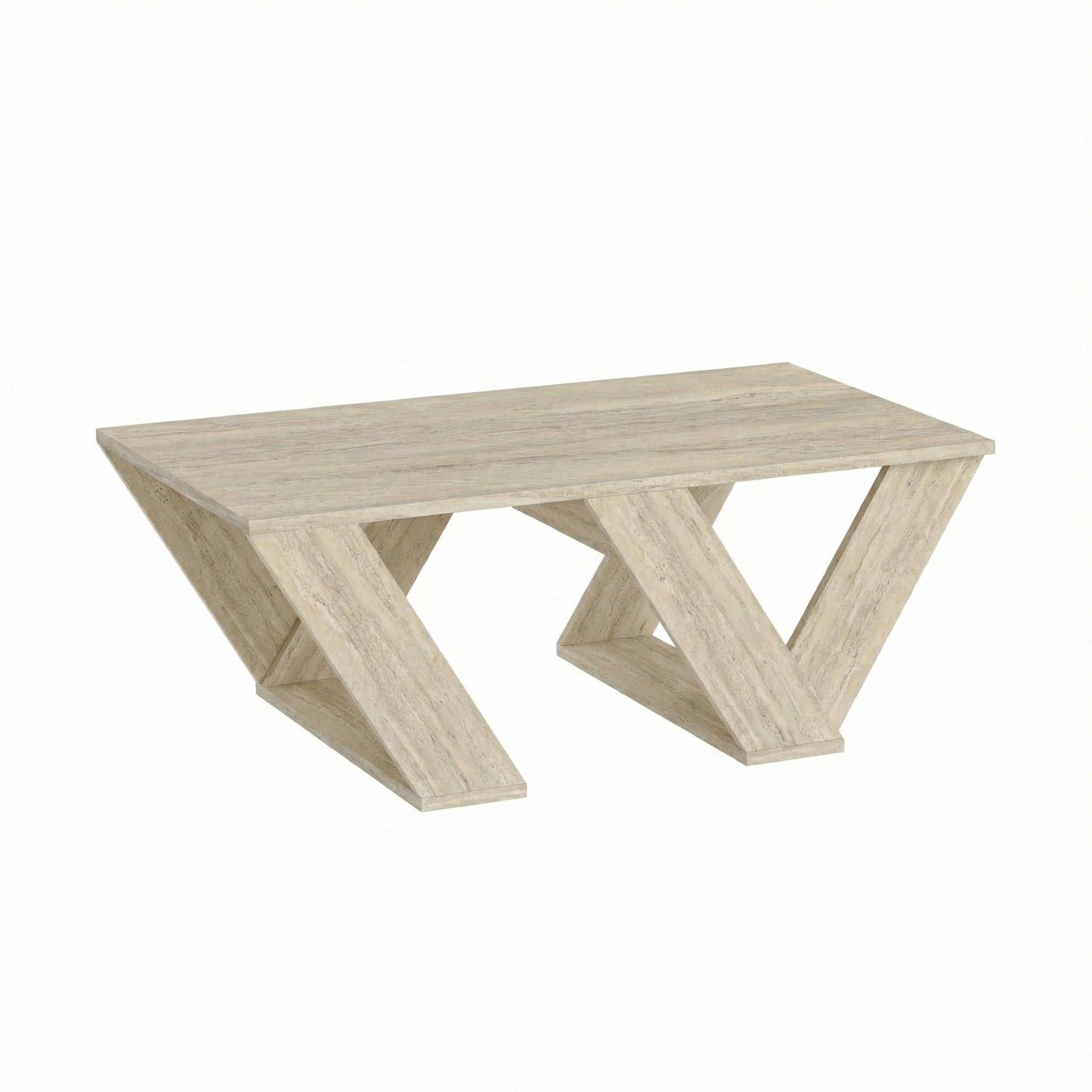 Decortieliving - Pipra Modern Coffee Table Multipurpose H 40cm