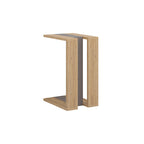 Decortieliving - Muju Modern C Shape Table Multipurpose H 57cm