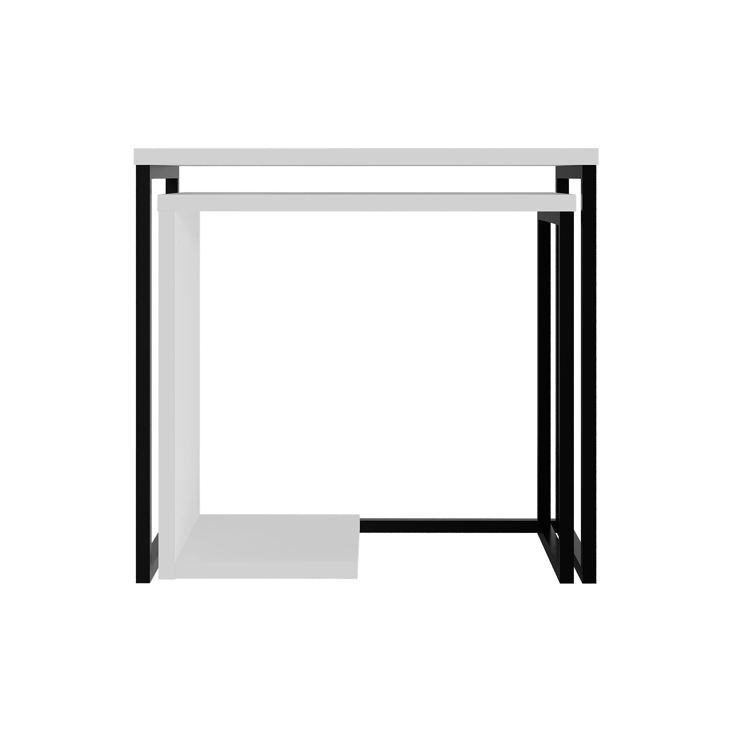 Ensemble de tables d'appoint gigognes modernes Zigosh