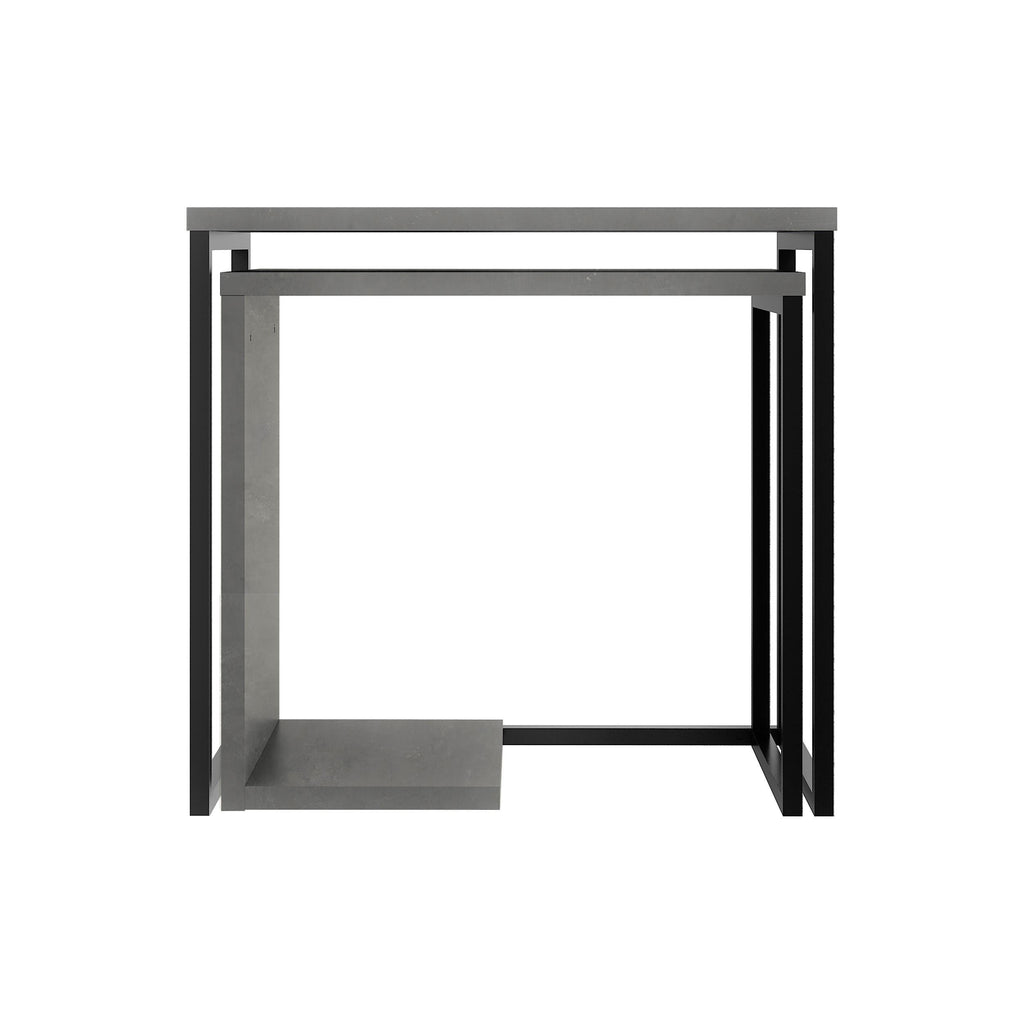 Ensemble de tables d'appoint gigognes modernes Zigosh