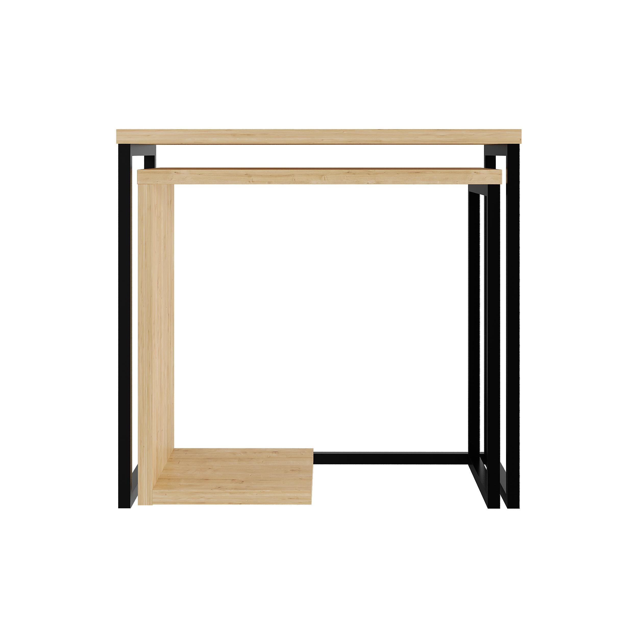 Ensemble de tables d'appoint gigognes modernes Zigosh