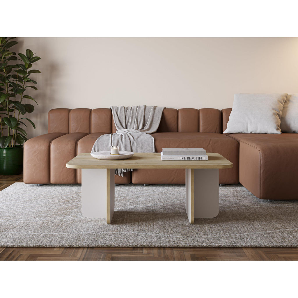 Table basse rectangulaire Hillary – Table de salon moderne 100 cm