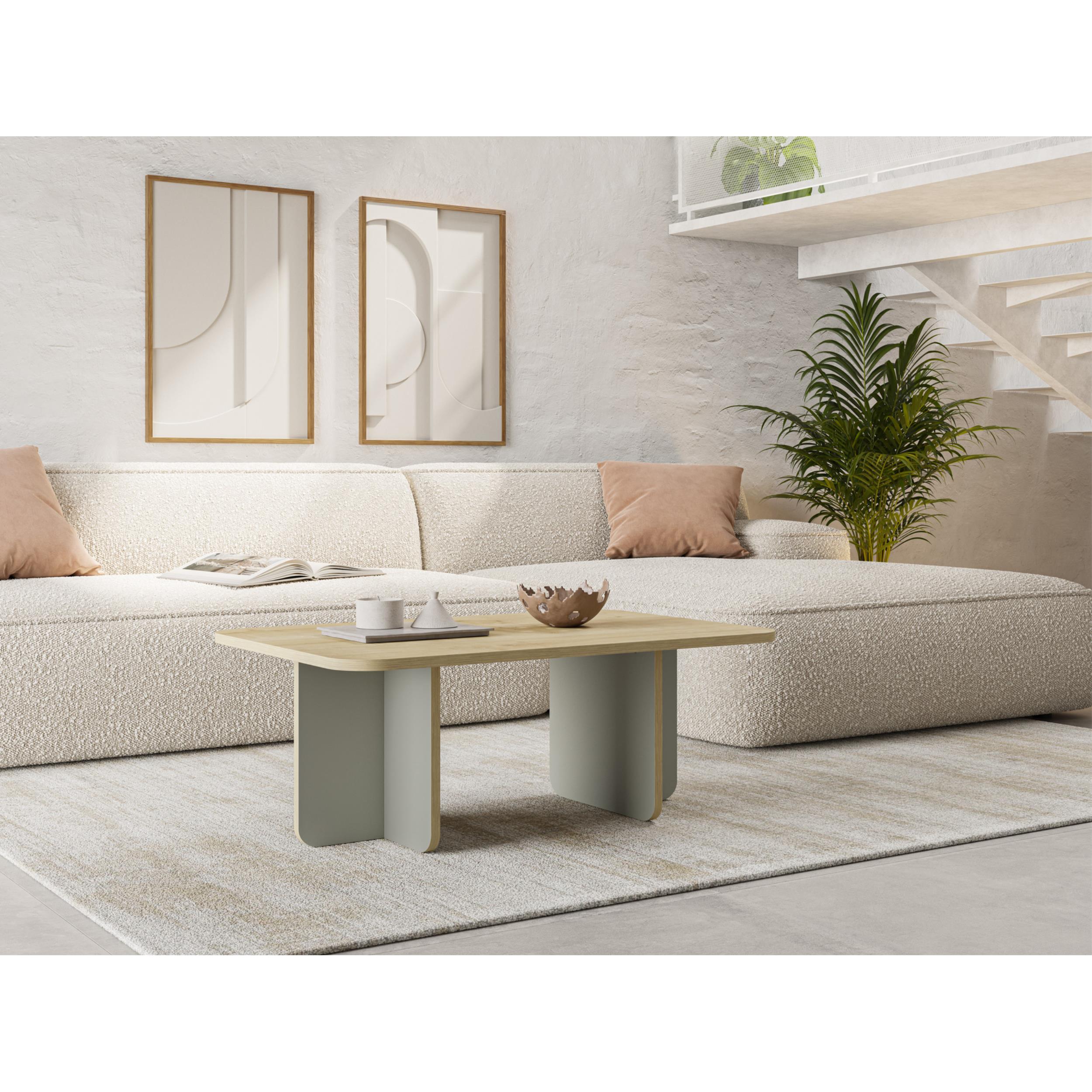 Table basse rectangulaire Hillary – Table de salon moderne 100 cm