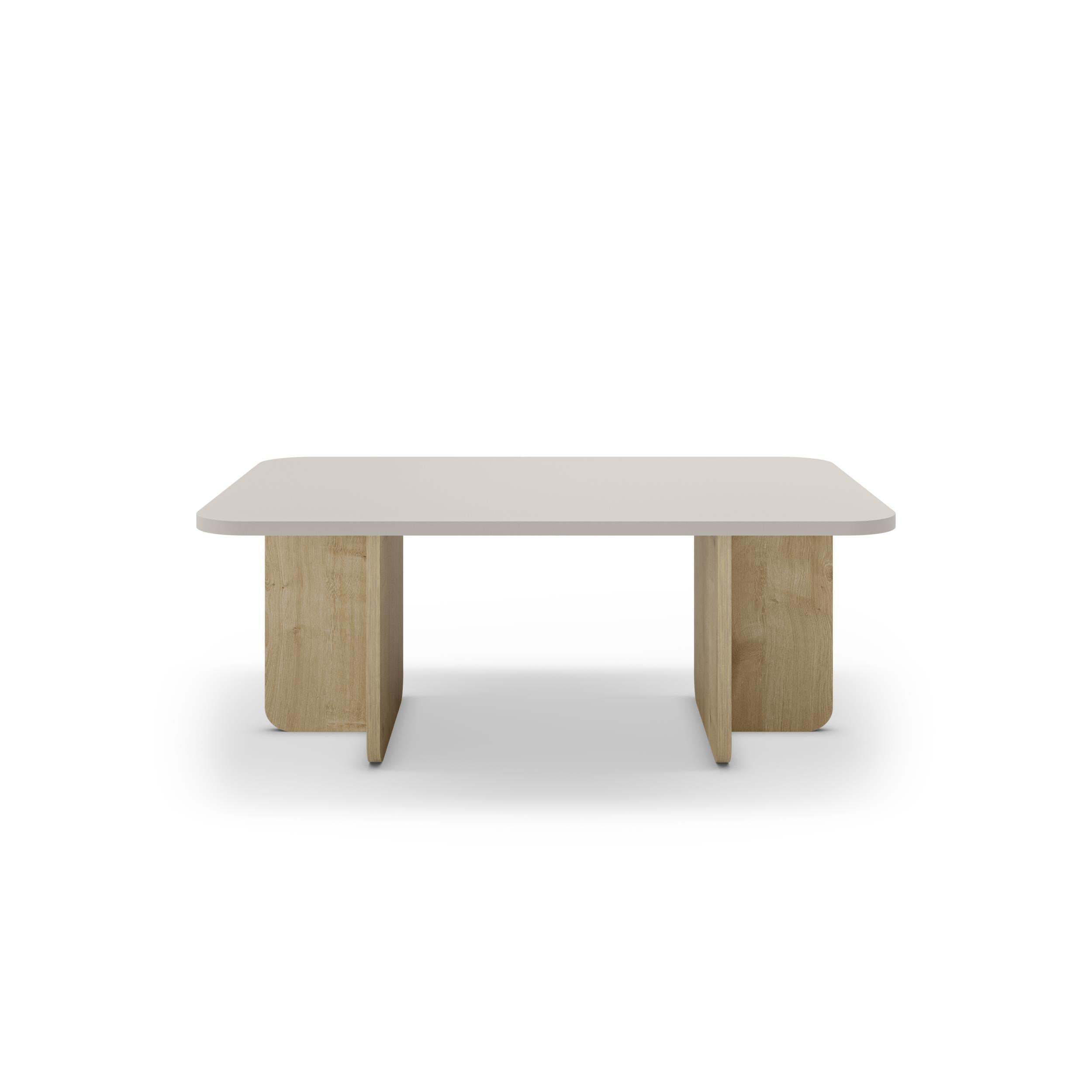 Table basse rectangulaire Hillary – Table de salon moderne 100 cm