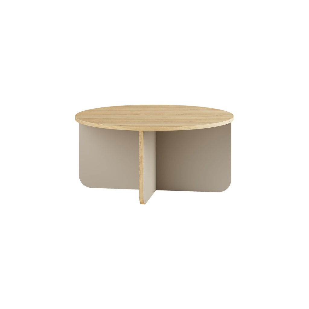 Table basse ronde Hillary – 80 cm Table de salon moderne