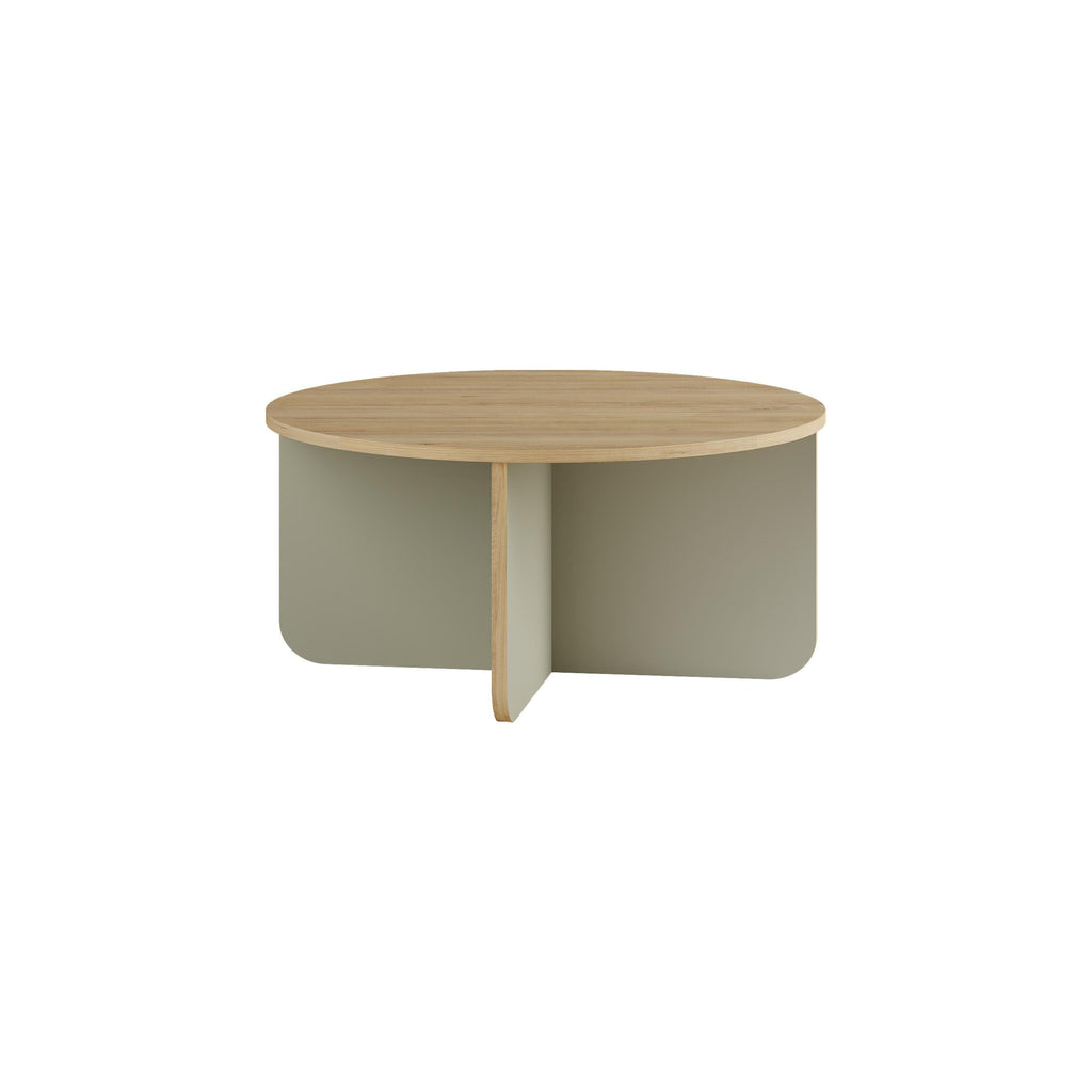 Table basse ronde Hillary – 80 cm Table de salon moderne