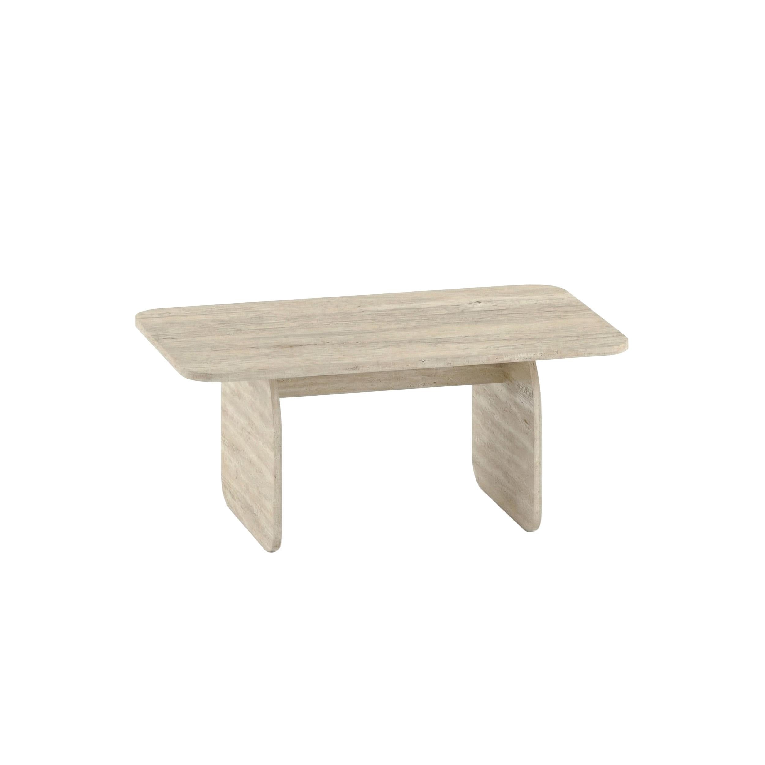 Table basse Pietra Modern Radius - 60x100 cm