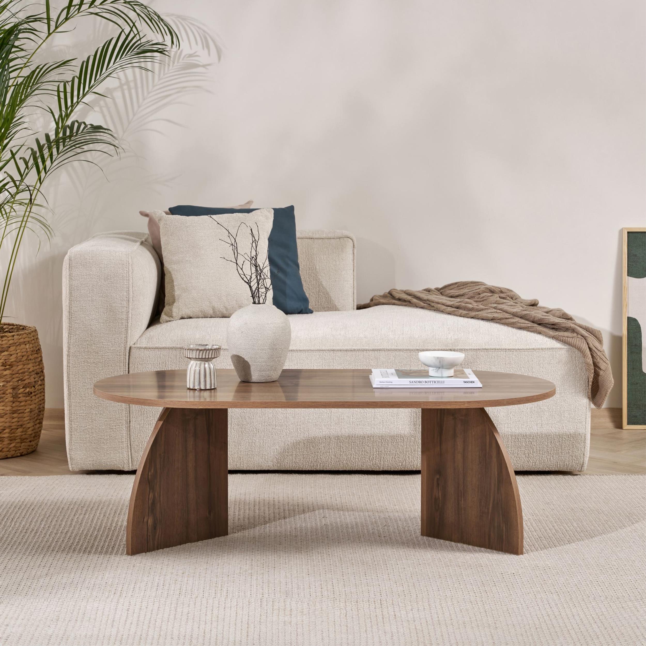 Table basse ovale Melina 120 cm