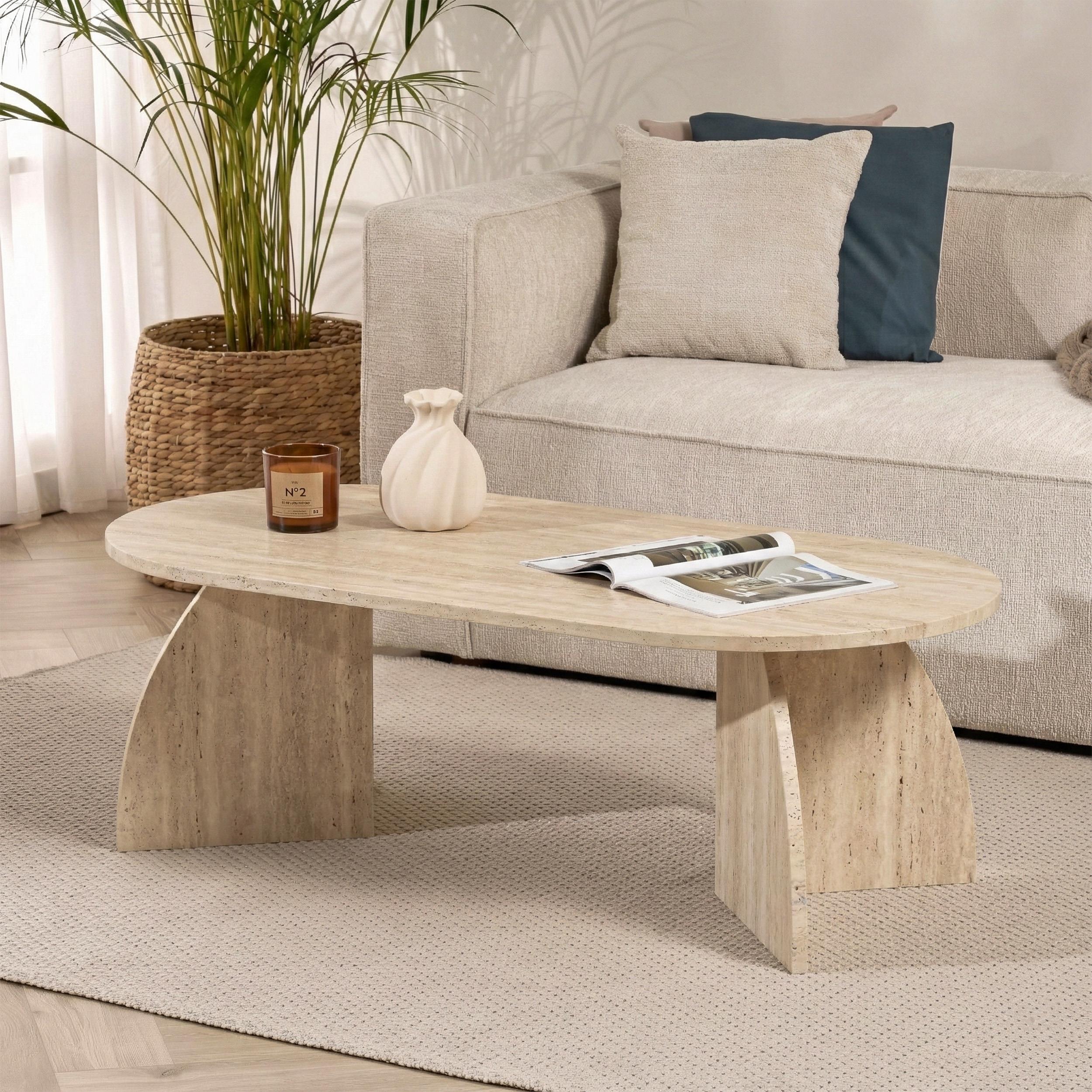 Table basse ovale Melina 120 cm
