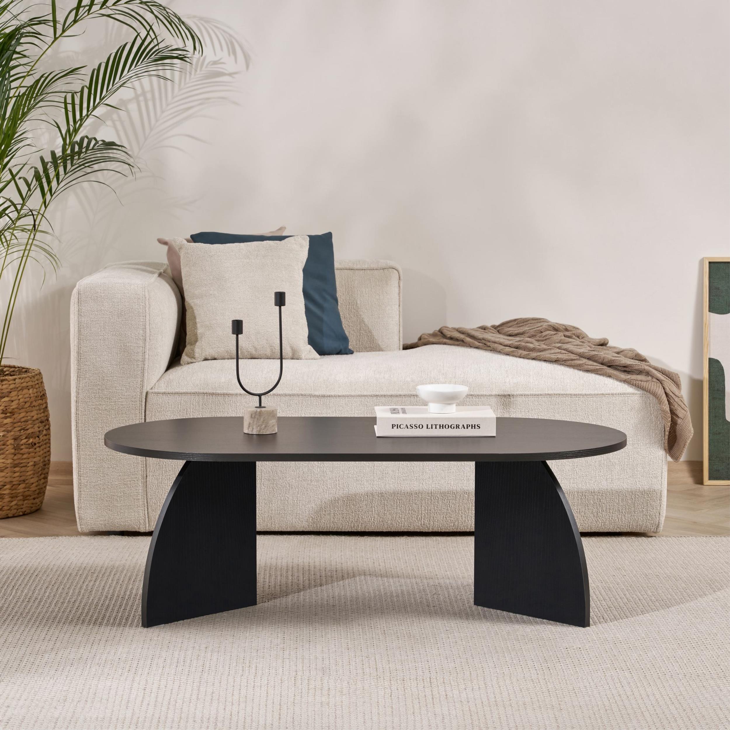 Table basse ovale Melina 120 cm