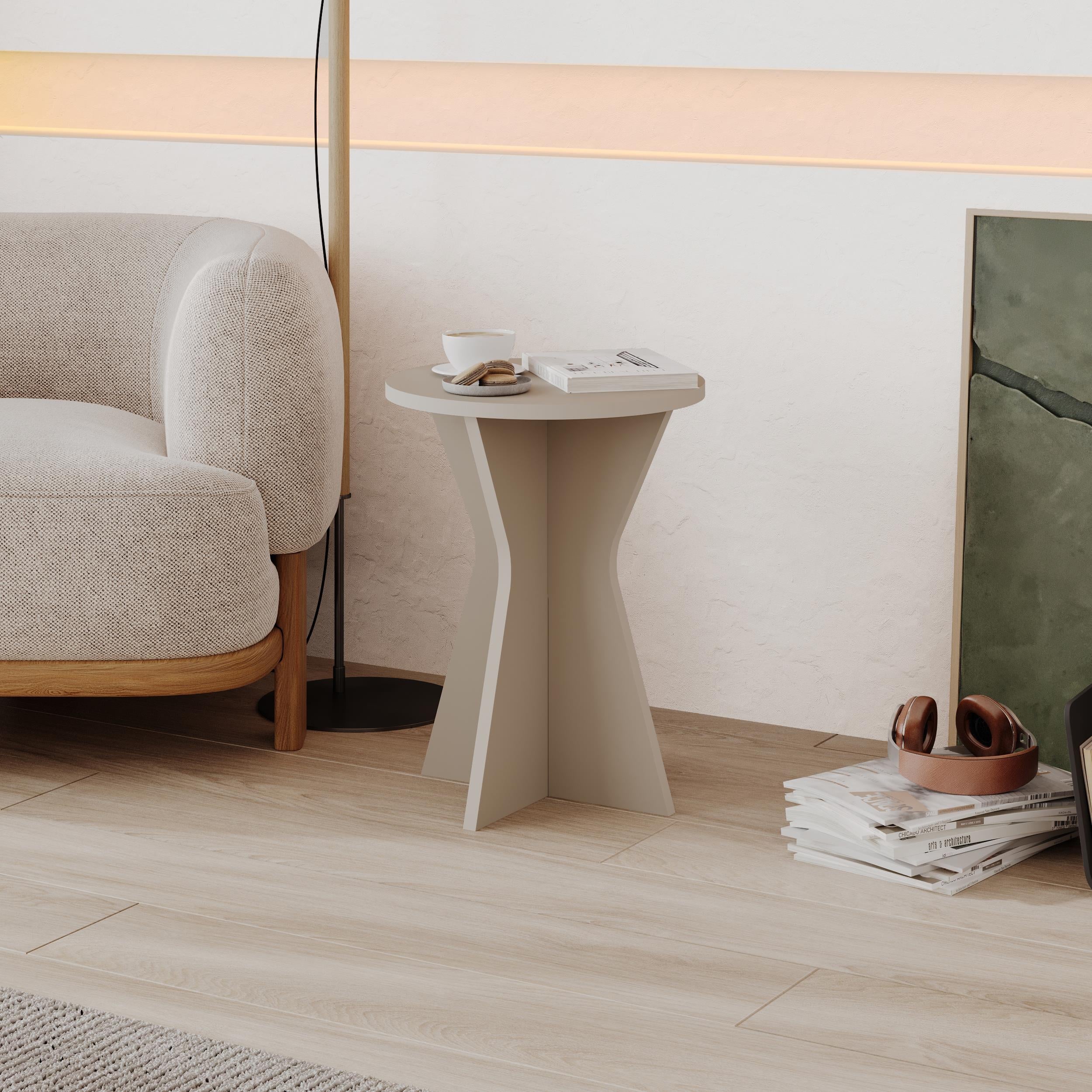 Table d'appoint moderne Lisa – Table d'appoint compacte