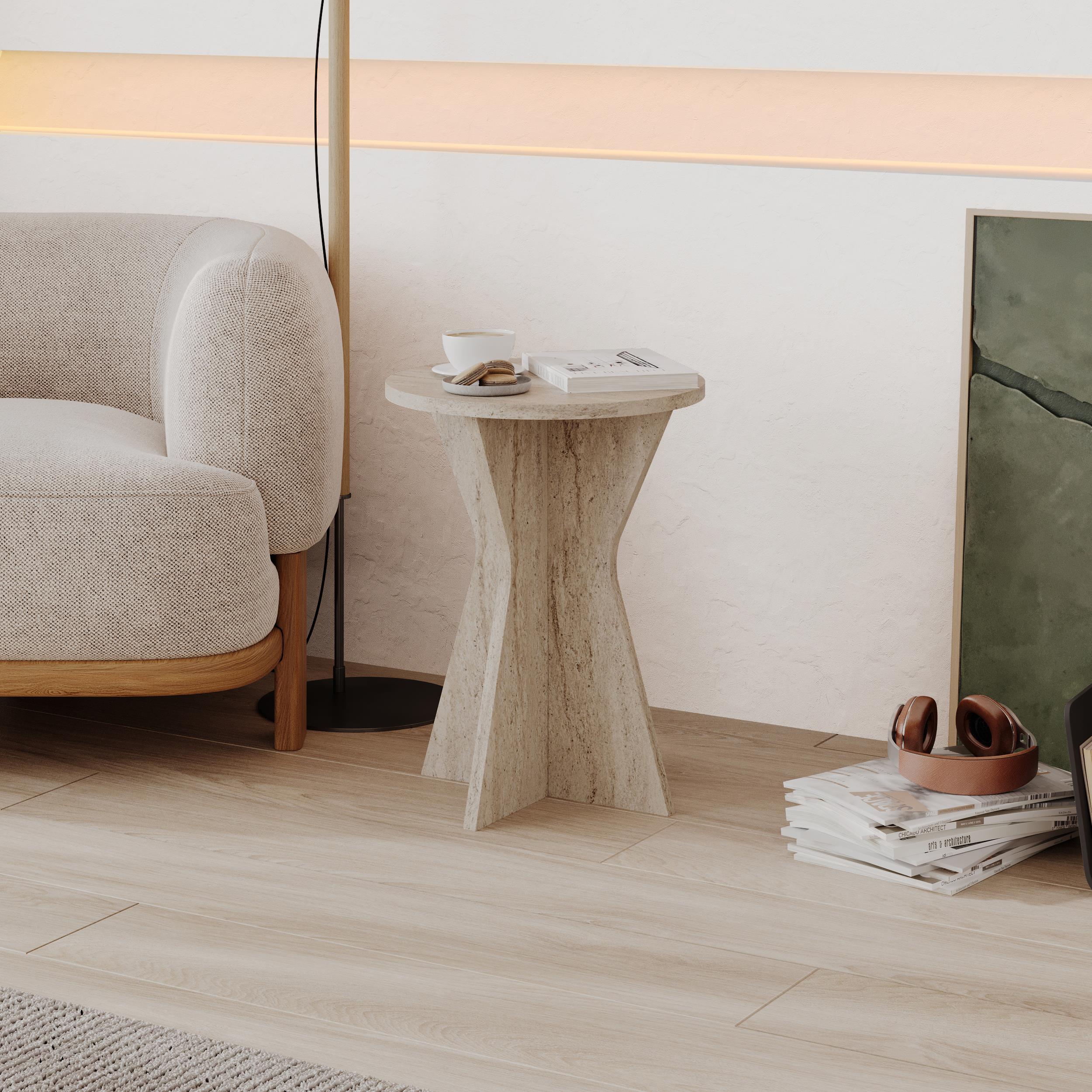 Table d'appoint moderne Lisa – Table d'appoint compacte