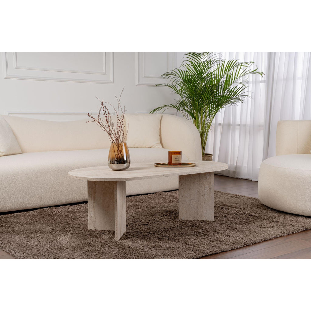 Table basse ovale Sable