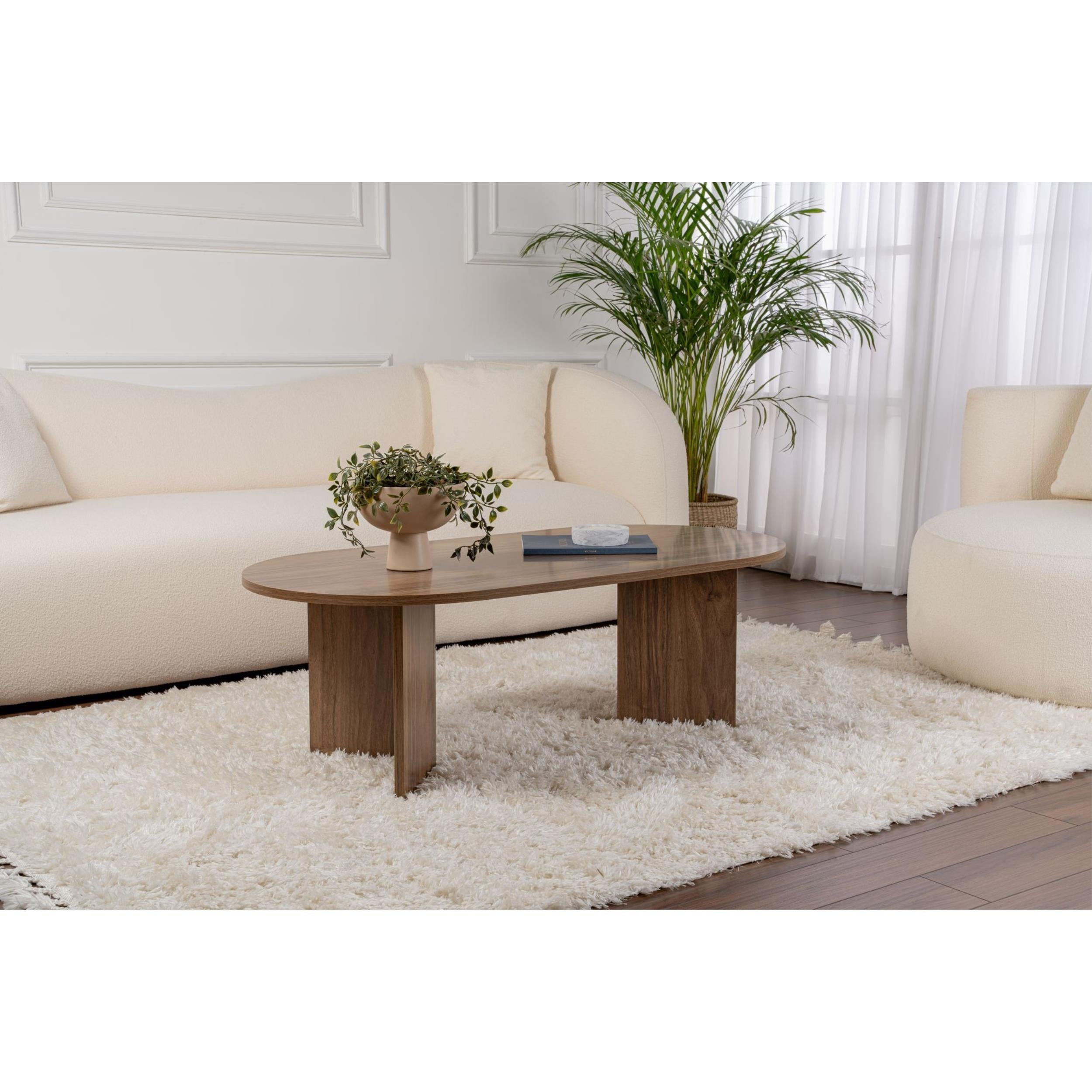 Table basse ovale Sable