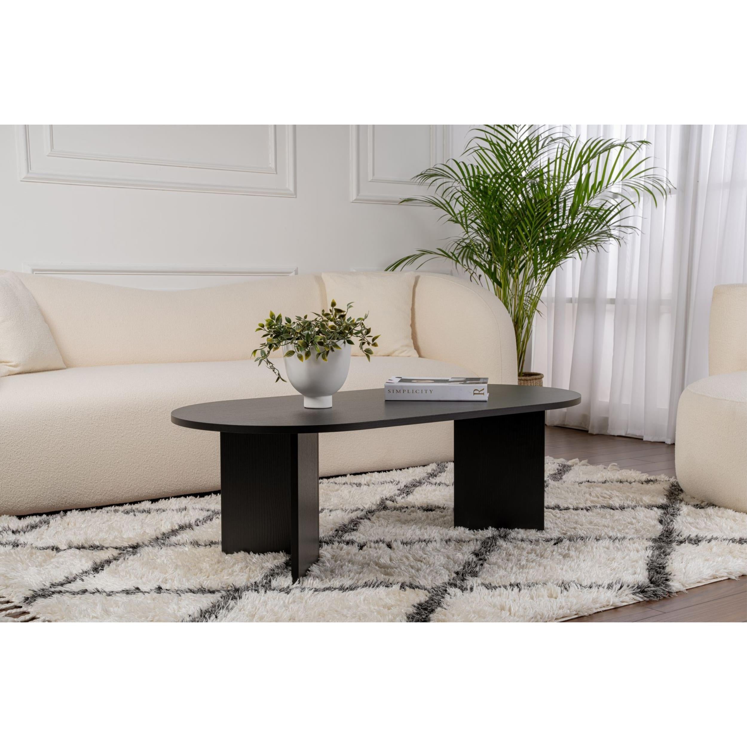 Table basse ovale Sable