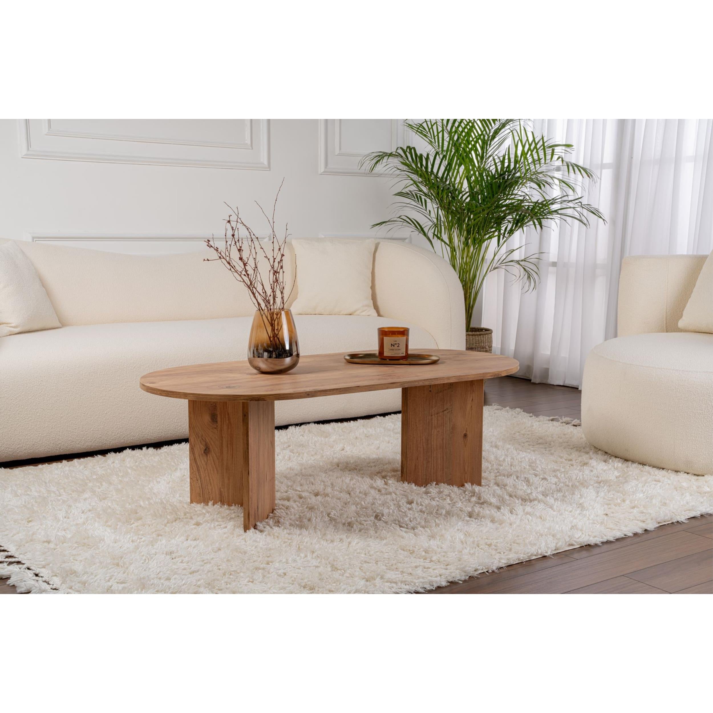 Table basse ovale Sable