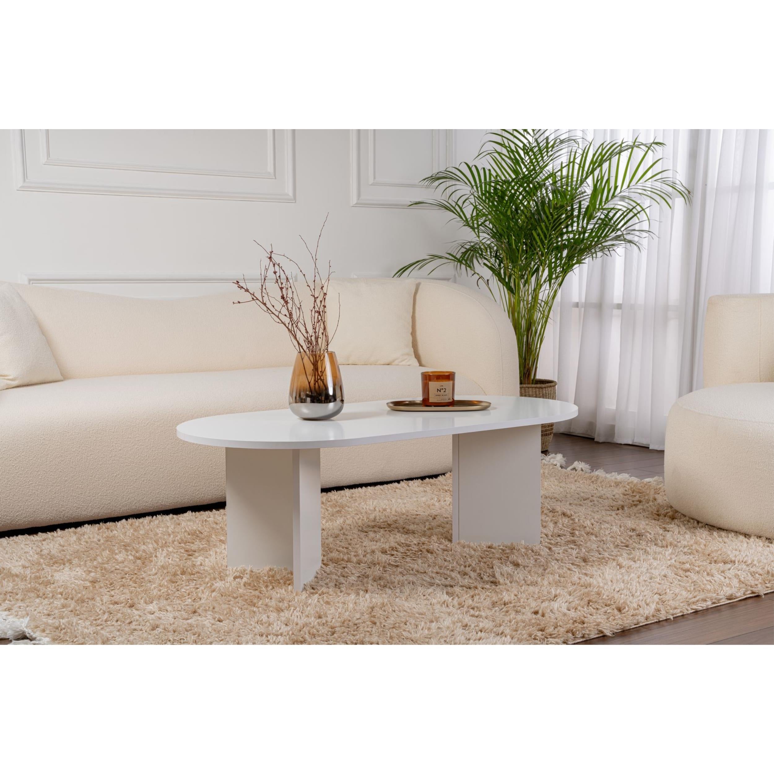 Table basse ovale Sable