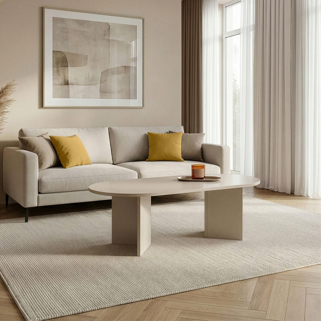 Table basse ovale Sable