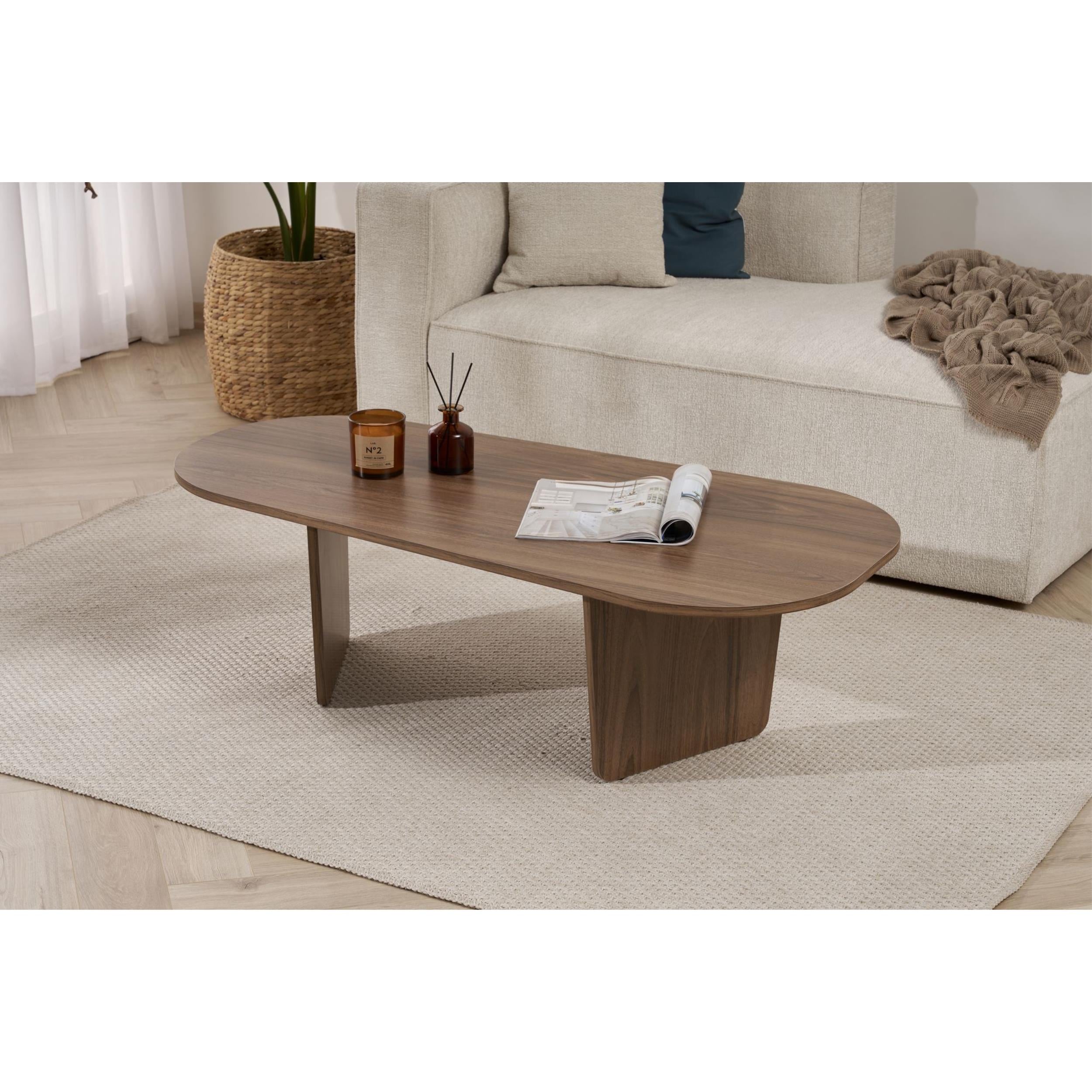 Table basse ovale design moderne Ovalis