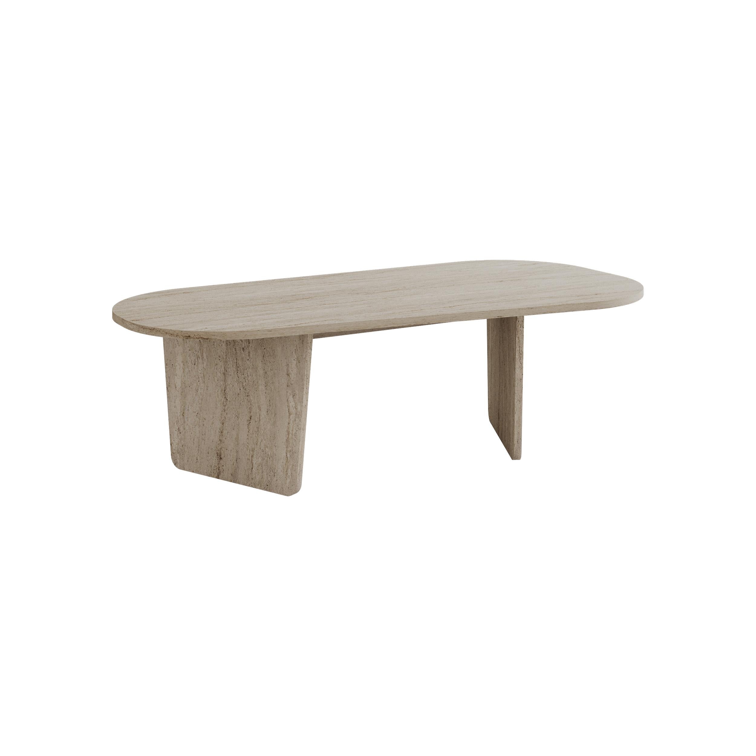 Table basse ovale design moderne Ovalis