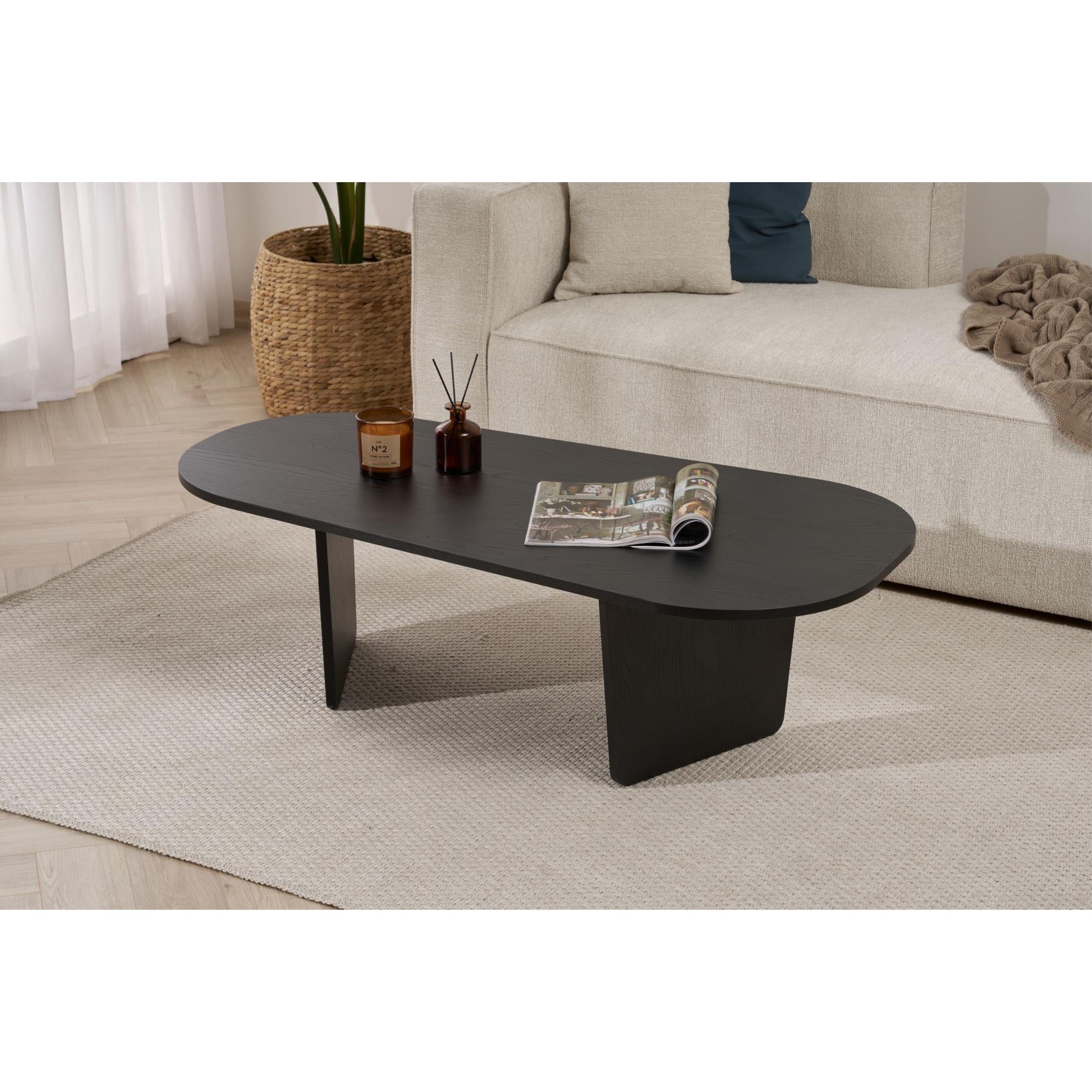 Table basse ovale design moderne Ovalis