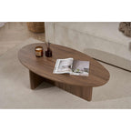 Decortieliving - Orba Oval Coffee Table 120 x 65 x 40 cm