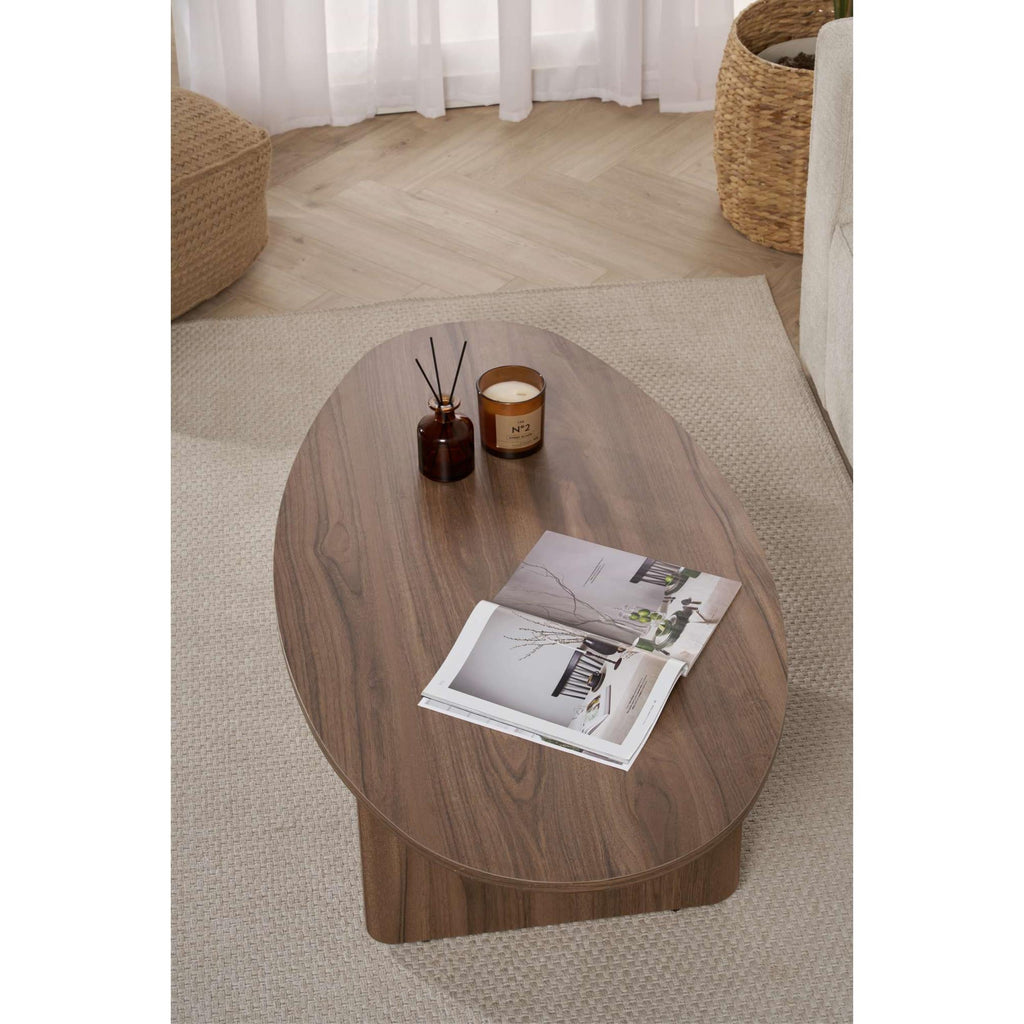 Decortieliving - Orba Oval Coffee Table 120 x 65 x 40 cm