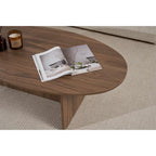 Decortieliving - Orba Oval Coffee Table 120 x 65 x 40 cm