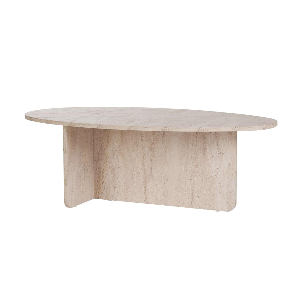 Decortieliving - Orba Oval Coffee Table 120 x 65 x 40 cm