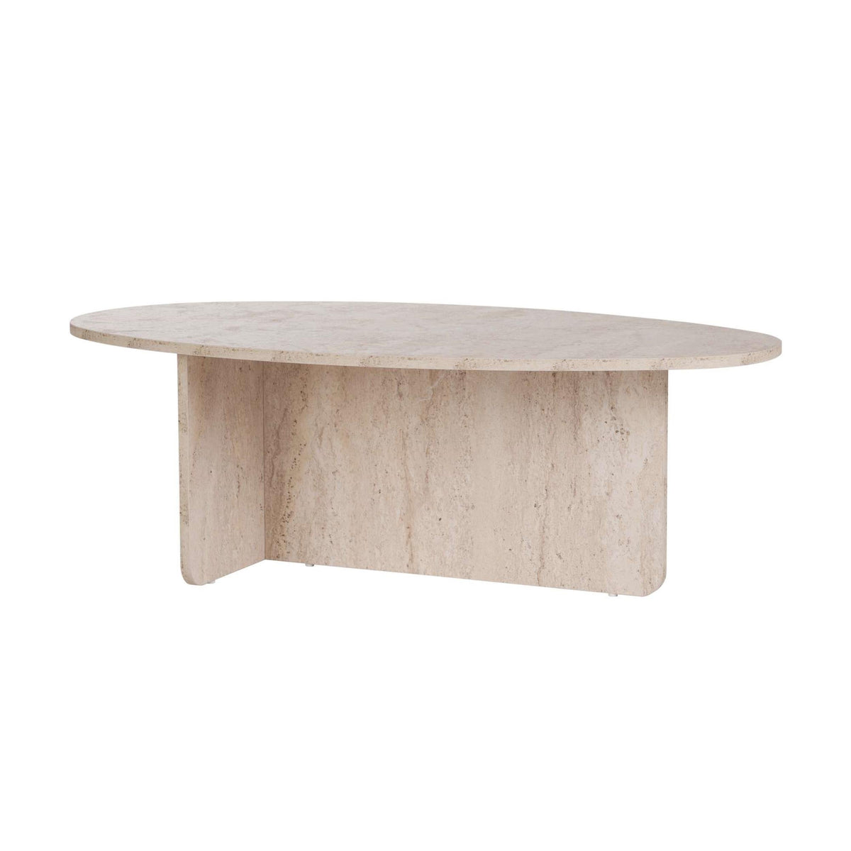 Decortieliving - Orba Oval Coffee Table 120 x 65 x 40 cm