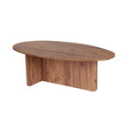 Decortieliving - Orba Oval Coffee Table 120 x 65 x 40 cm