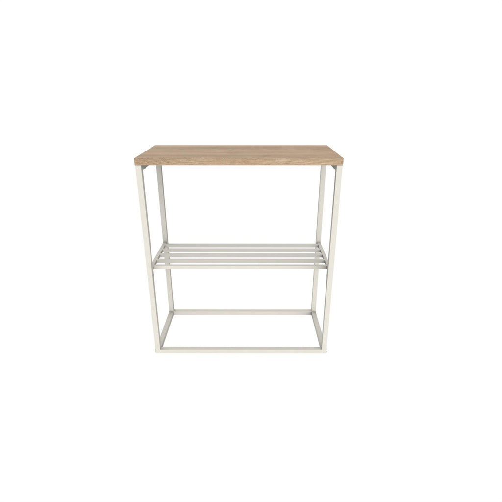 Table d'appoint Teno avec étagère de rangement