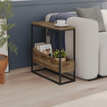 Table d'appoint Lido Slim – Chêne et Noir