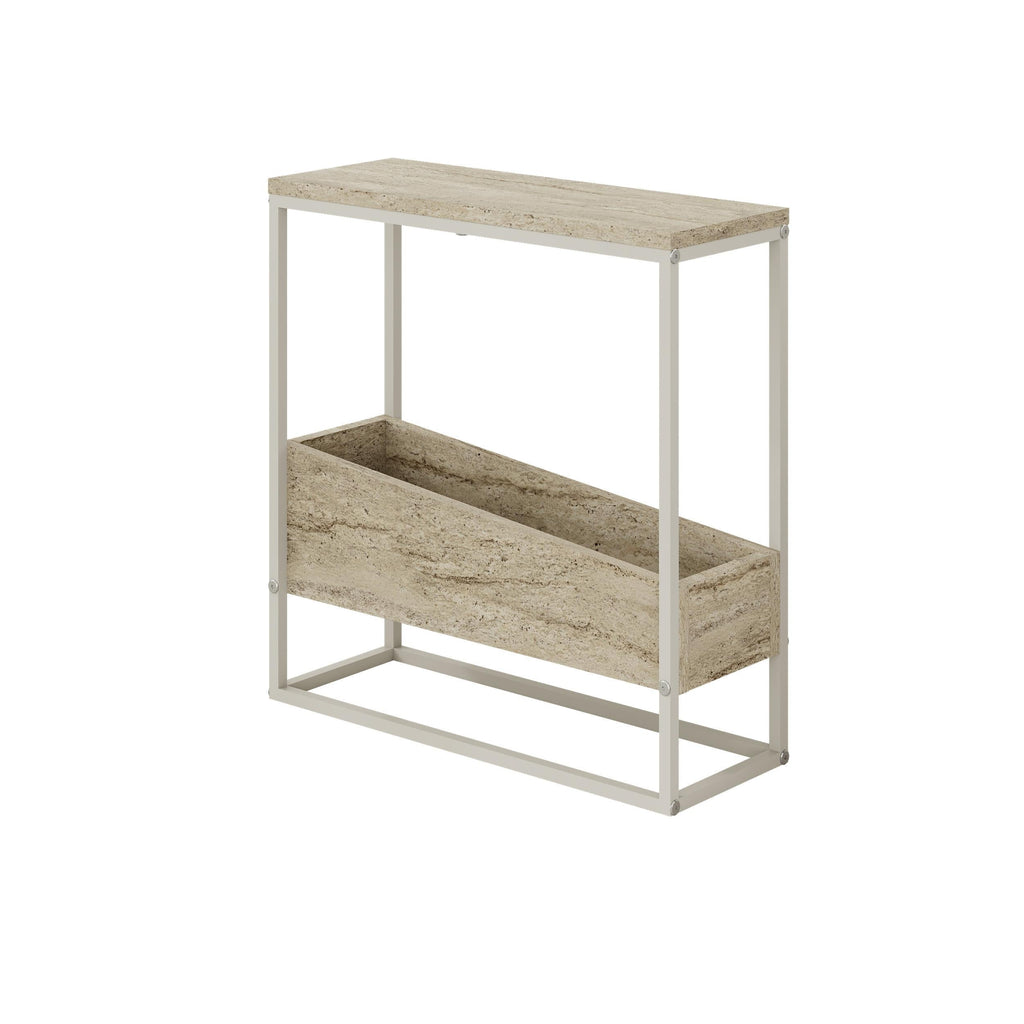 Table d'appoint Lido Slim – Chêne et Noir