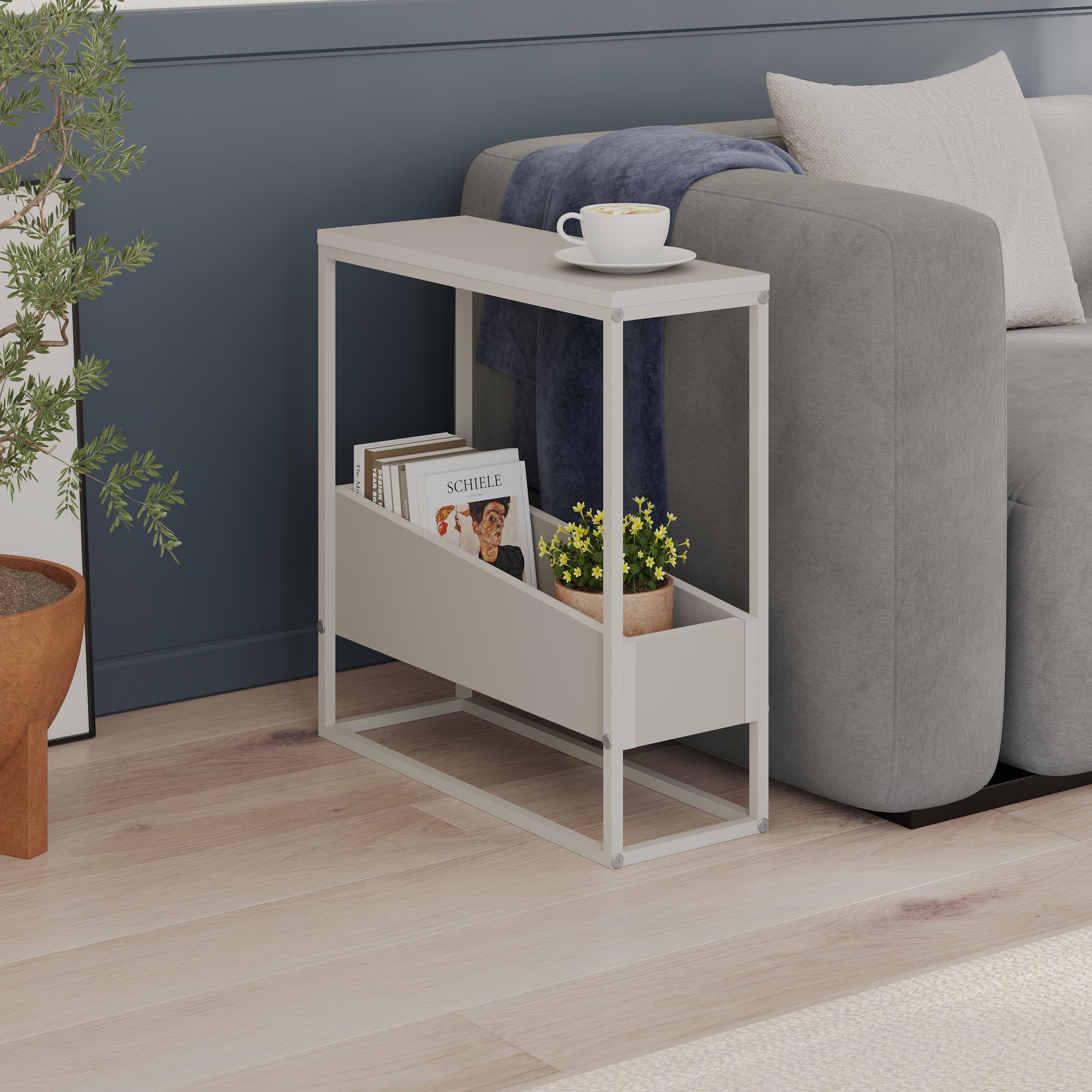 Table d'appoint Lido Slim – Chêne et Noir