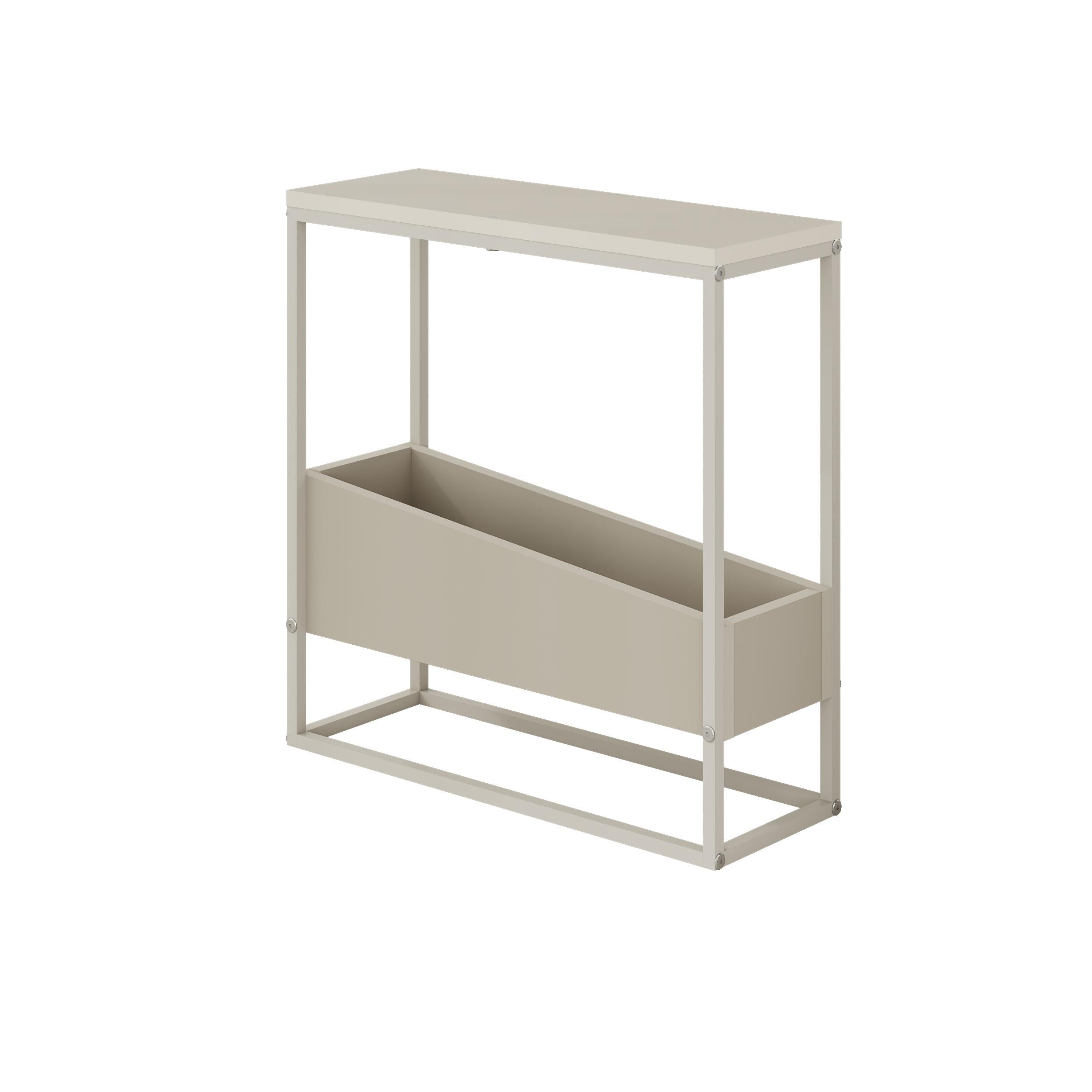 Table d'appoint Lido Slim – Chêne et Noir