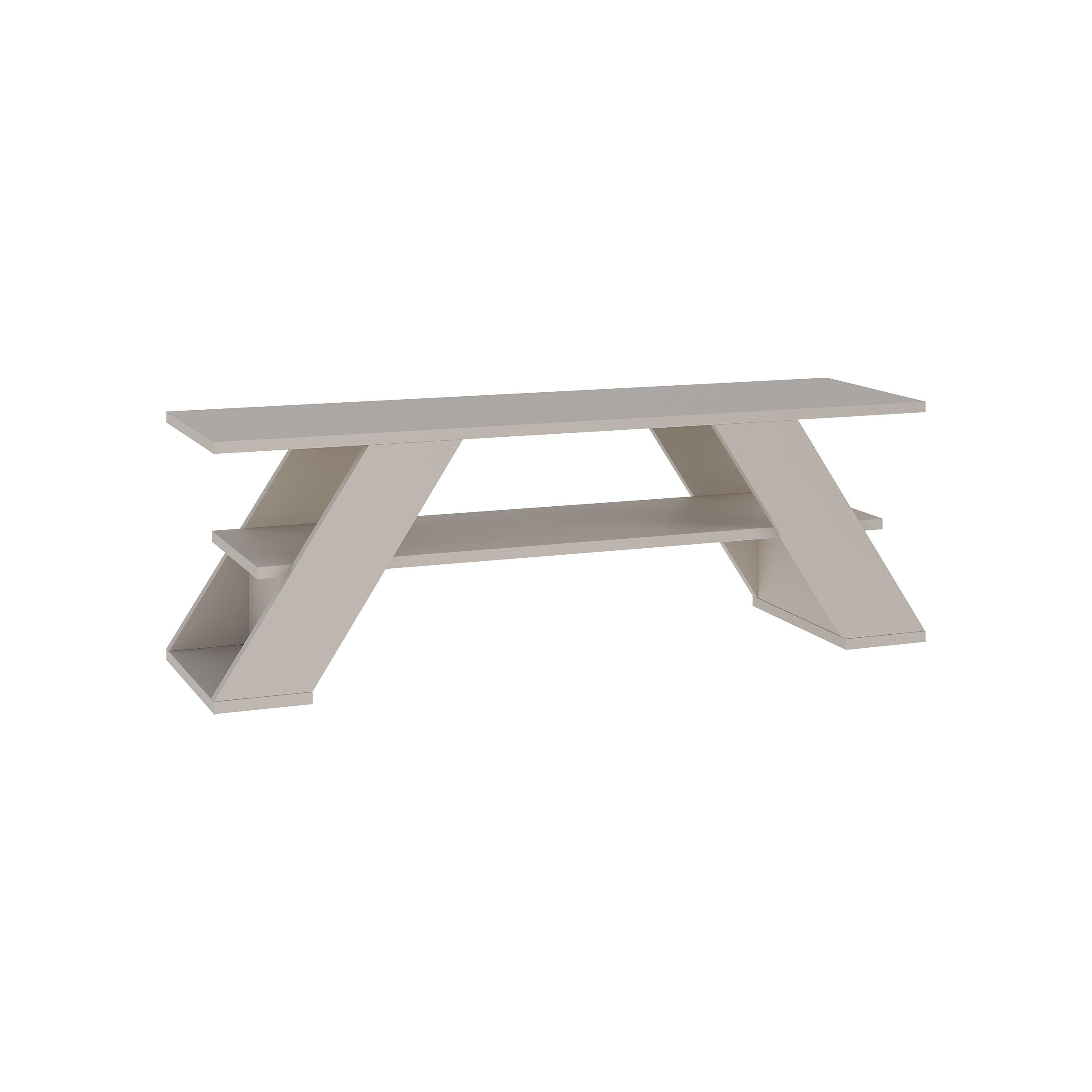 Decortieliving - Farfalla Modern TV Stand Multimedia Centre TV Unit With Shelves 120cm