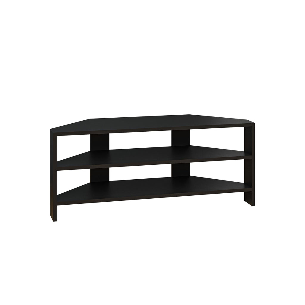 Decortieliving - Thales Corner Modern TV Stand Multimedia Centre Corner 110cm