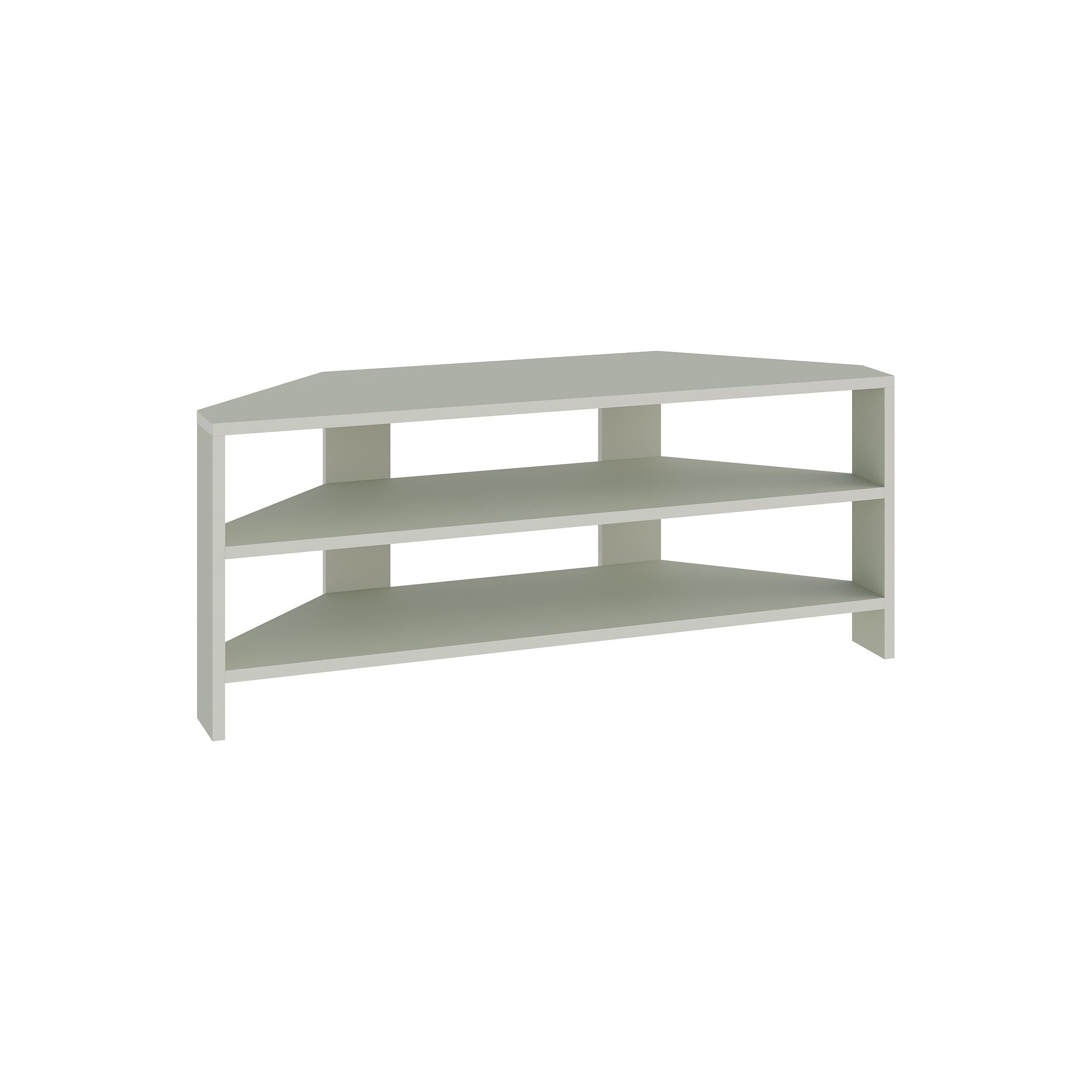 Decortieliving - Thales Corner Modern TV Stand Multimedia Centre Corner 110cm