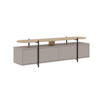 Decortieliving - Hanley Modern TV Stand Multimedia Centre TV Unit With Storage Cabinet 160cm