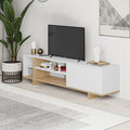 Meuble TV Stockton avec rangement et étagères
