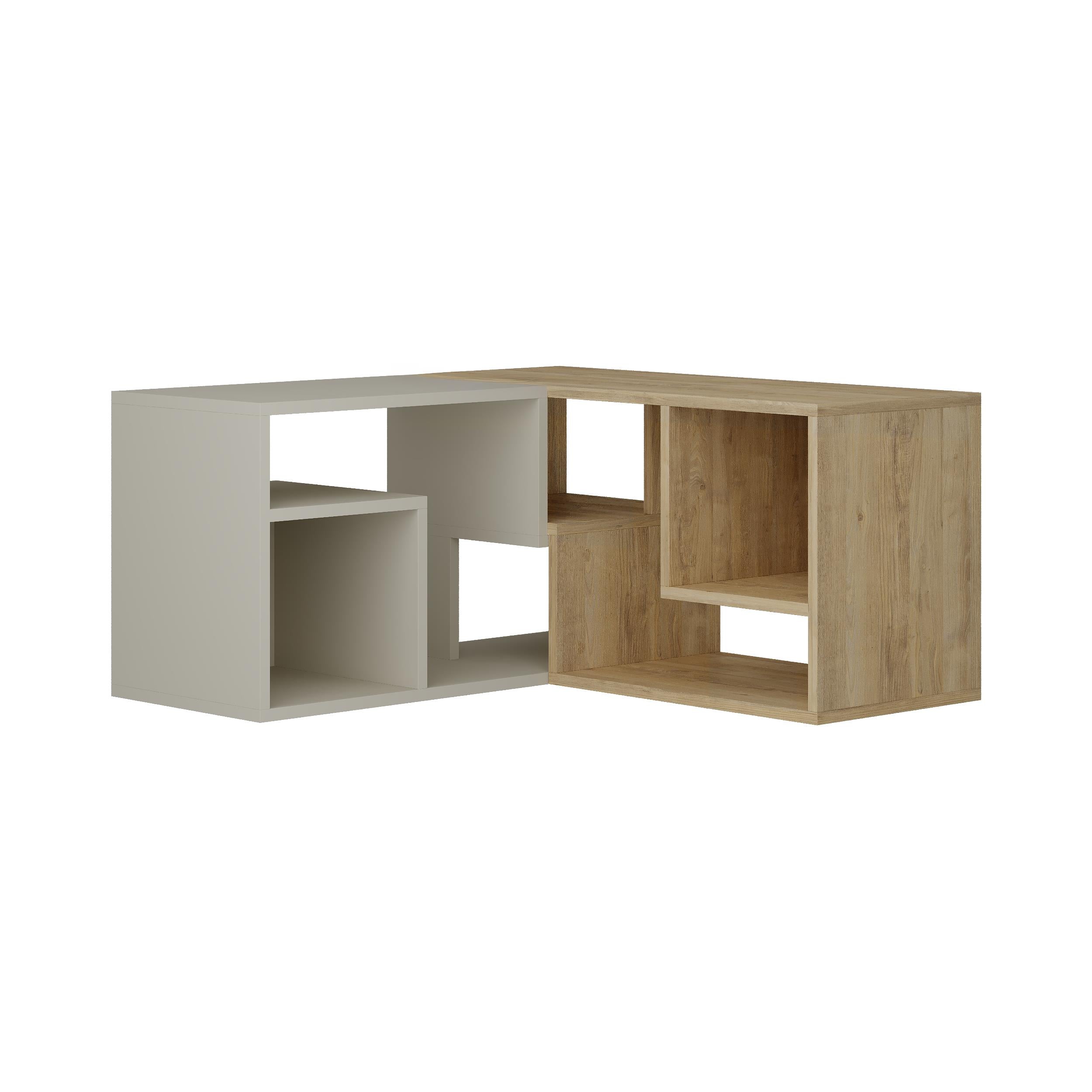 Meuble TV d'angle Glis – Meuble TV moderne avec étagères réglables