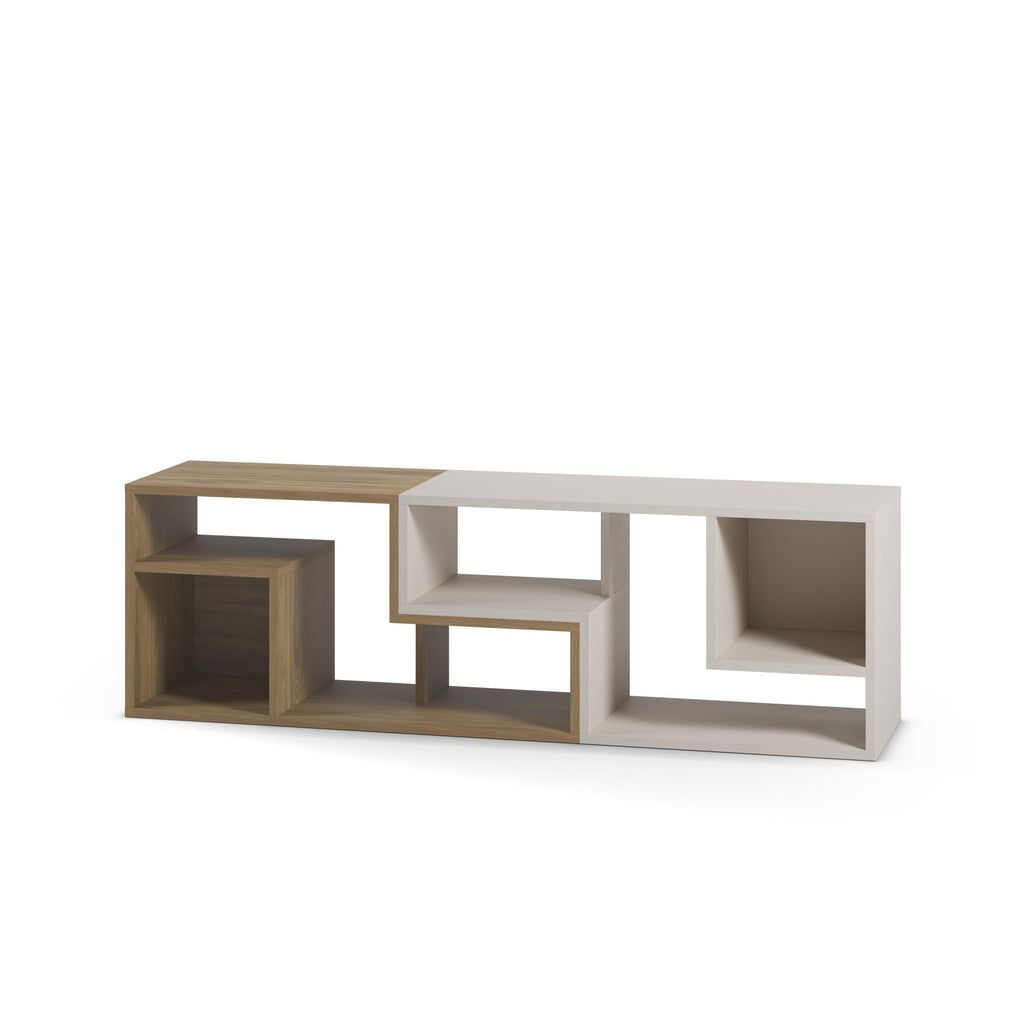 Meuble TV d'angle Glis – Meuble TV moderne avec étagères réglables