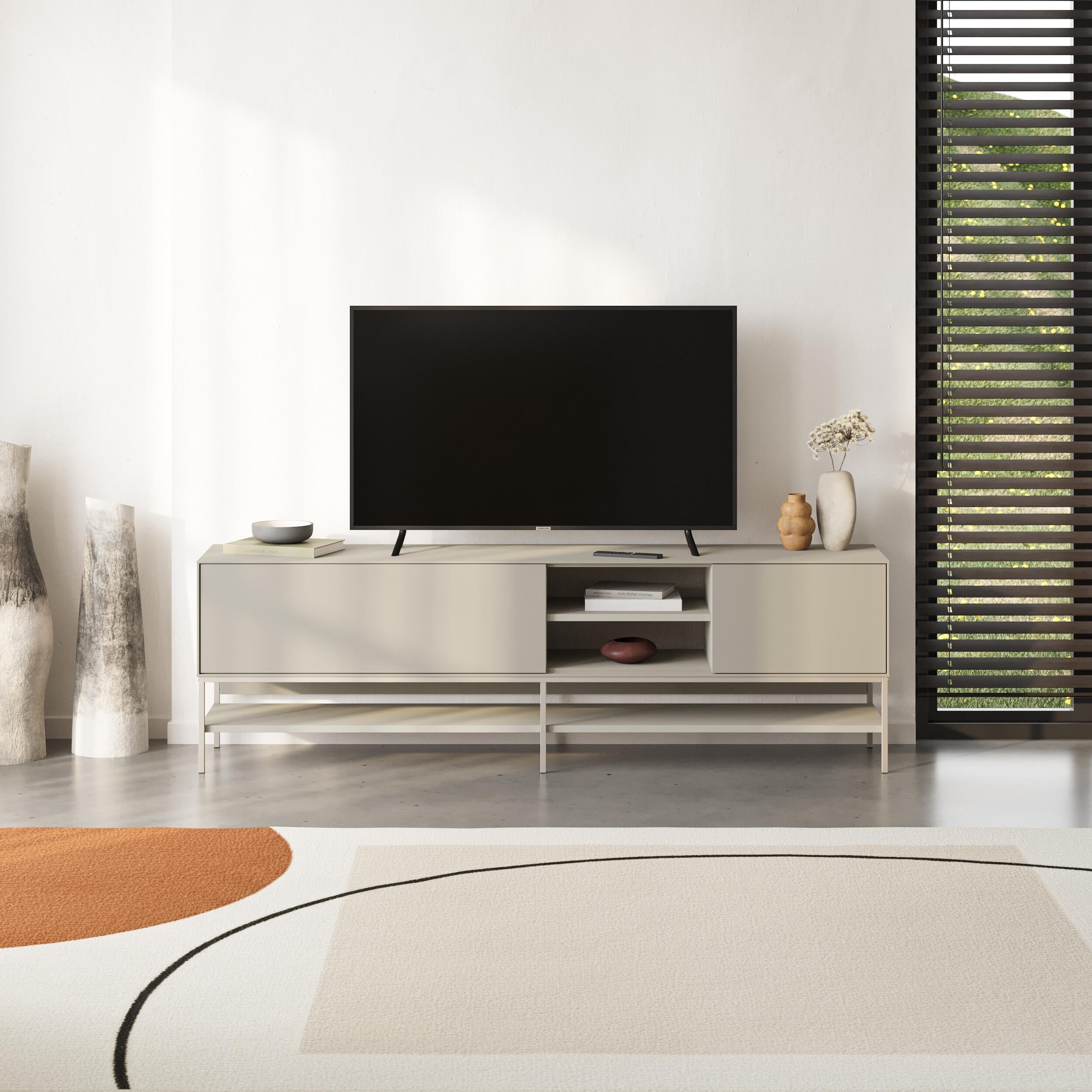 Meuble TV Amira – Meuble TV moderne avec rangement – Plusieurs coloris