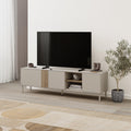 Decortieliving - Vena Tv Unit 3 Doors-Open Shelves 180 cm