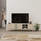 Decortieliving - Vena Tv Unit 3 Doors-Open Shelves 180 cm