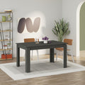 Table à manger extensible Tolmen – Anthracite - 120/170 cm Table à manger moderne