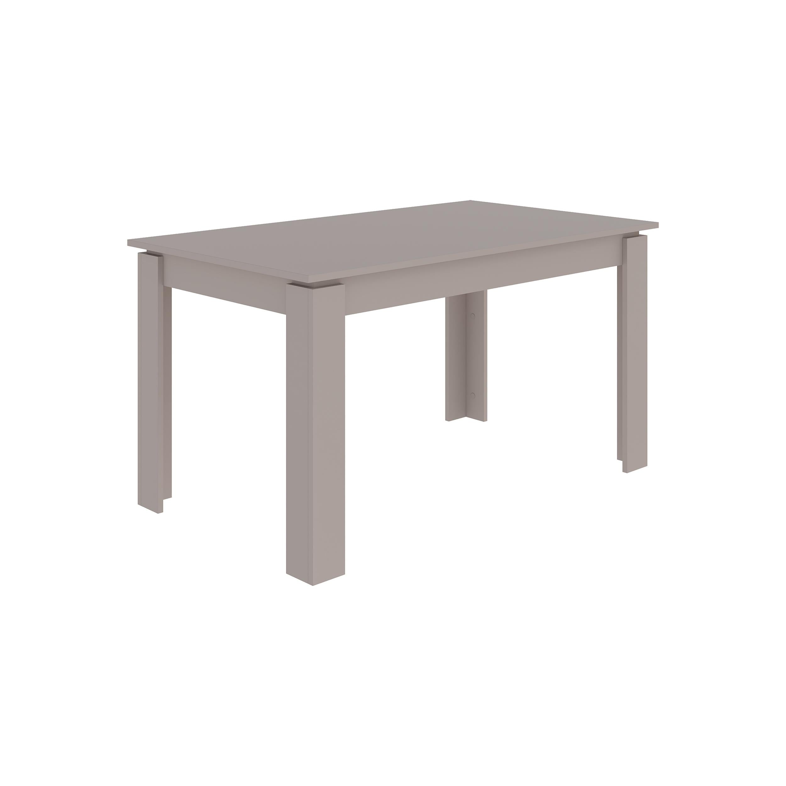 Table à manger extensible Tolmen – Mocha clair – 120/170 cm Table à manger moderne