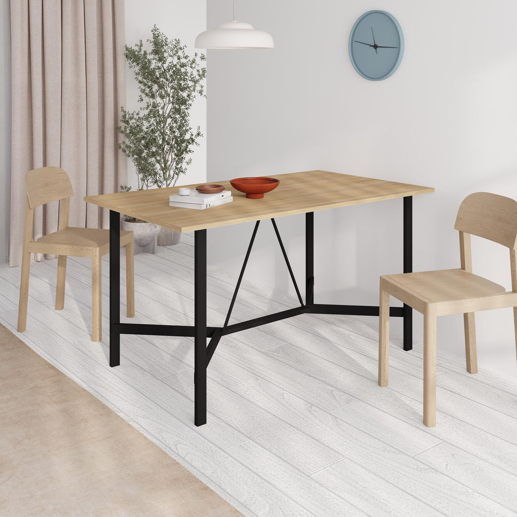 Table à manger Dalma 140 cm – Chêne Saphir